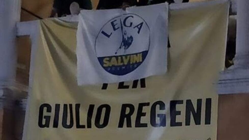 Lega festeggia coprendo lo striscione per Regeni: polemica a Ferrara