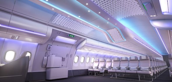 Comodi sui nuovi Airbus: le prime foto della cabina 2