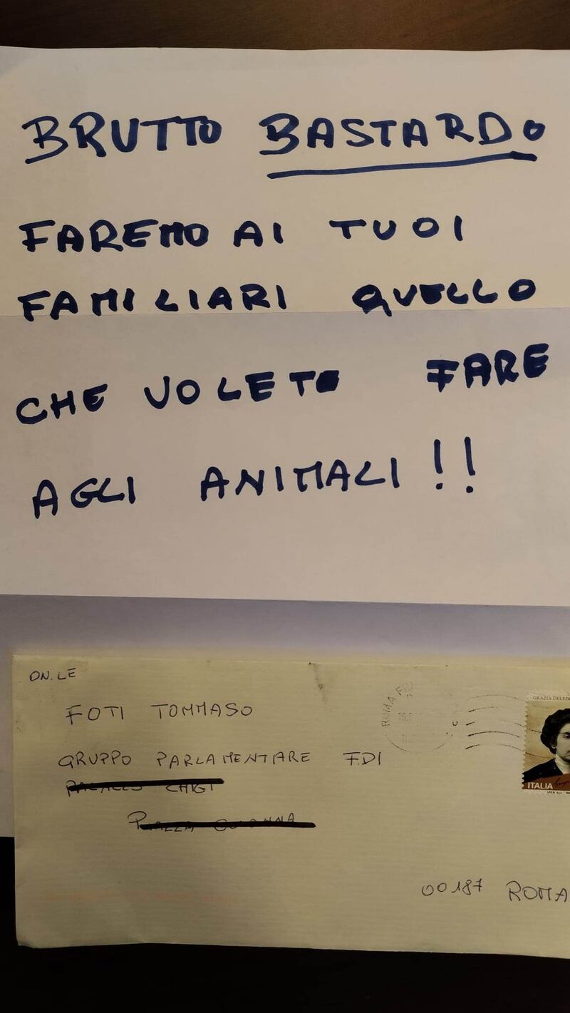 minacce a Tommaso Foti