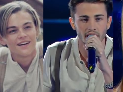 Riki canta con Ana Mena e fa discutere: "Vestito come Leonardo DiCaprio"
