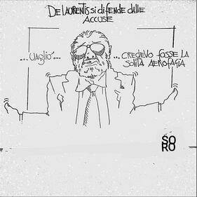 La vignetta del giorno: De Laurentis si difende dalle accuse di epidemia colposa 1