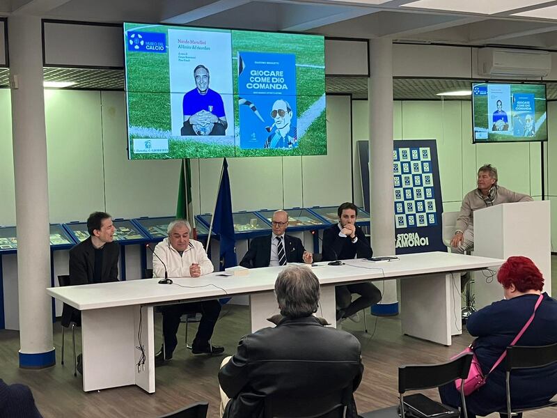 Presentazione del libro al Museo del calcio di Coverciano (Firenze)
