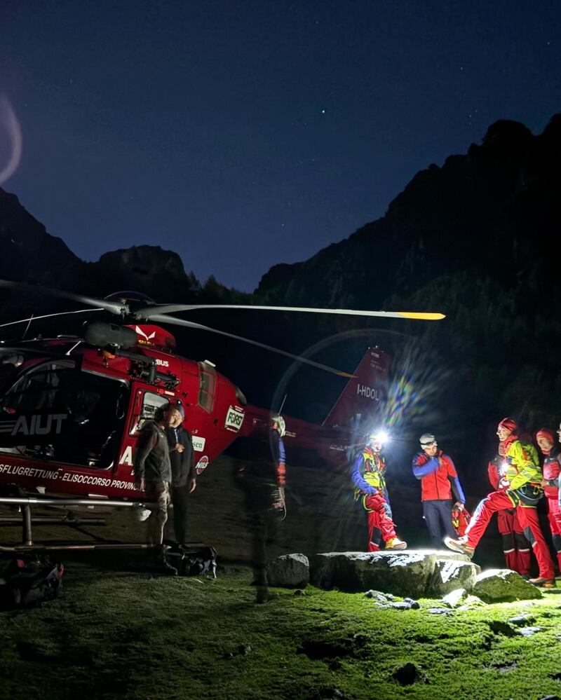 Incidente aereo in val Pusteria: le foto dei soccorsi 1