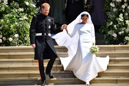 Meghan Markle e il Principe Harry al Royal Wedding 2