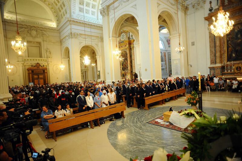 Fermo, i funerali di Emmanuel Chidi Namdi 5