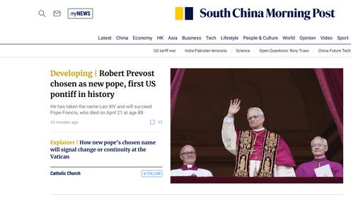 L'annuncio dell'elezione del Papa sui giornali stranieri 8