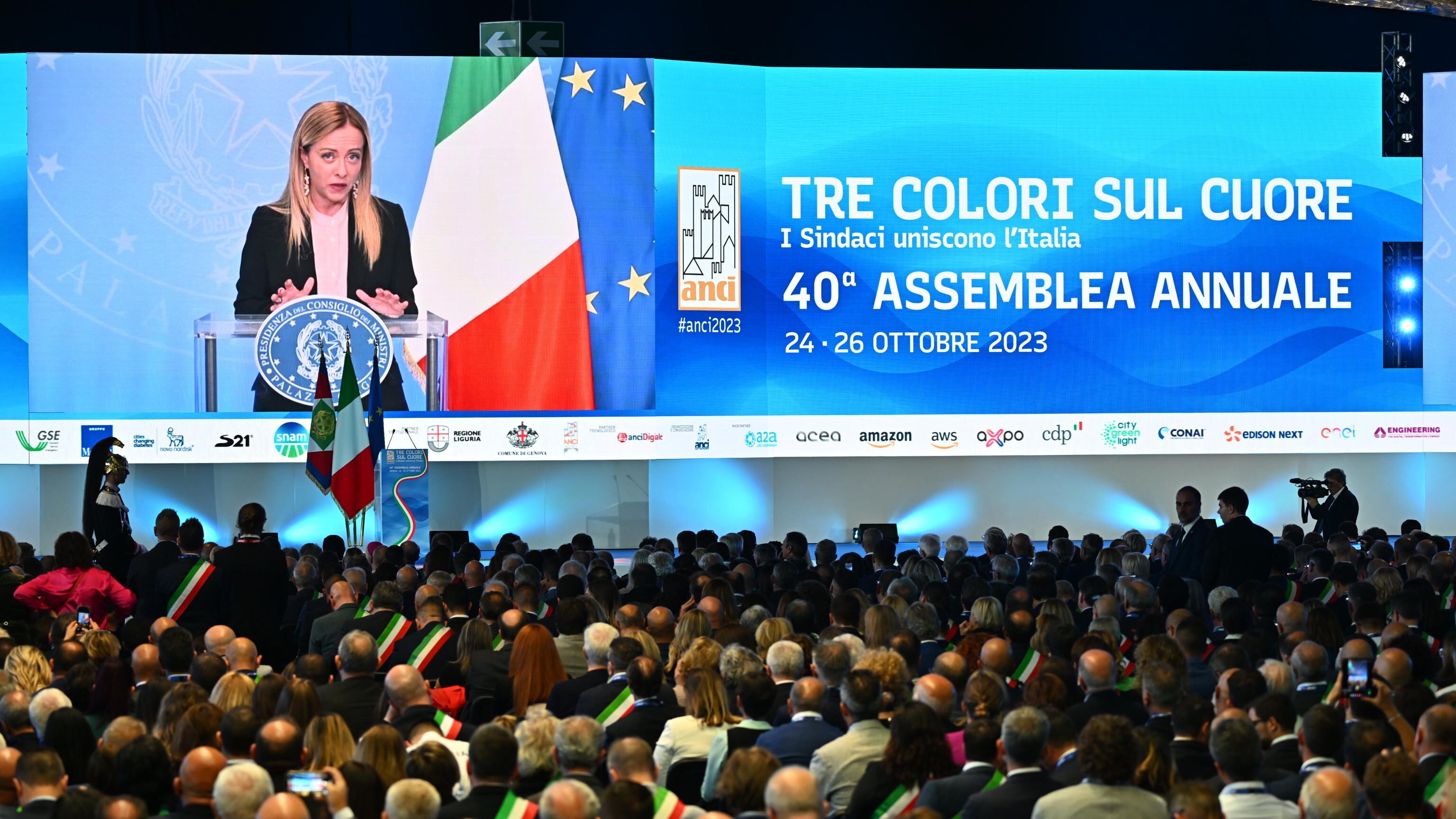 Meloni ai sindaci: "Sull'abuso d'ufficio abbiamo mantenuto la promessa"