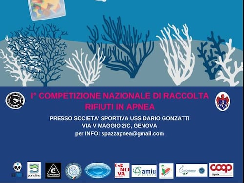 Fondali puliti, a Genova il primo campionato di "SpazzApnea"