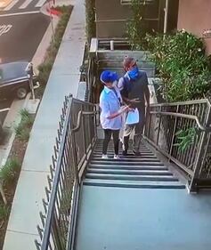 Harry e Meghan distribuiscono aiuti porta a porta a Los Angeles 5