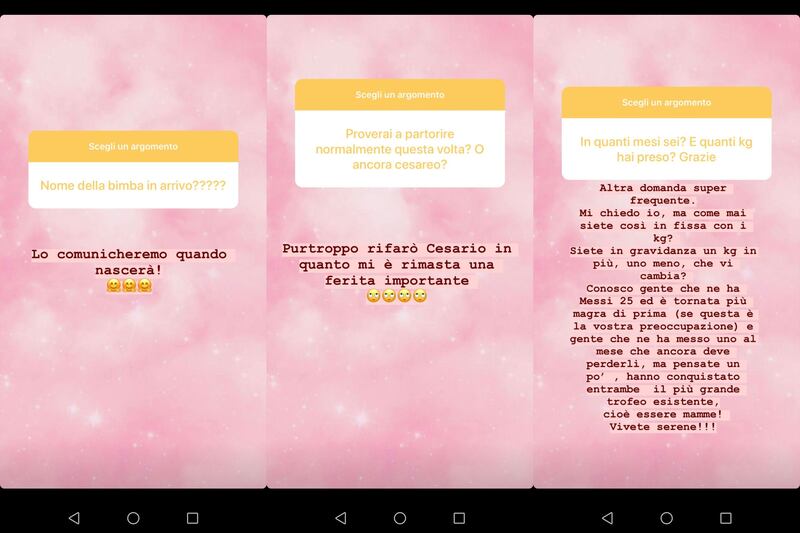 Dichiarazioni social Caracciolo
