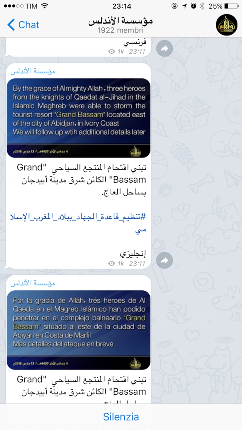 La guerra santa tra le chat cifrate di Telegram 2