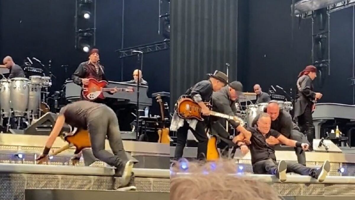 Incidente al concerto per Bruce Springsteen: cosa è successo sul palco