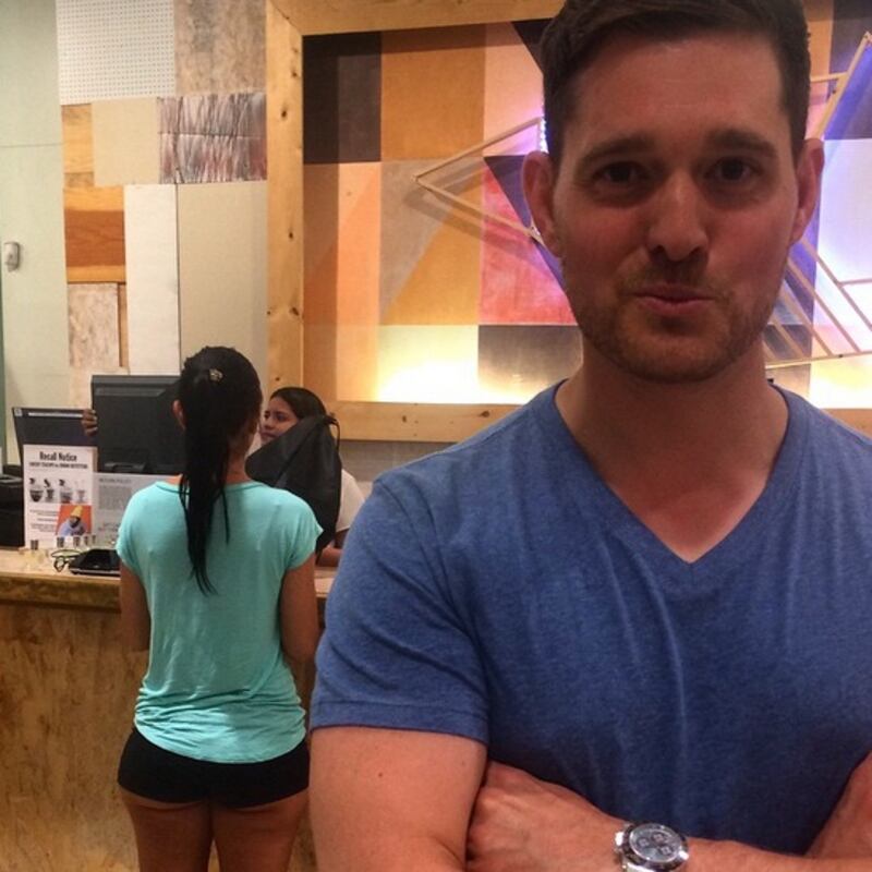Il post di Micheal Bublé su Instagram
