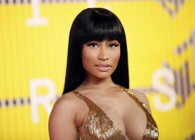 Nicki Minaj hot e fetish in lattice nero 20