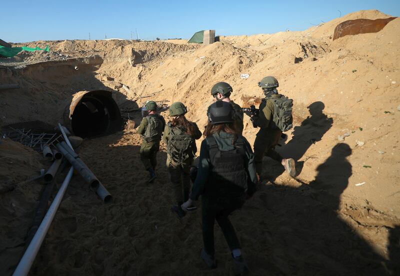 Le Idf hanno scoperto un enorme sistema di tunnel vicino al valico di Erez 1