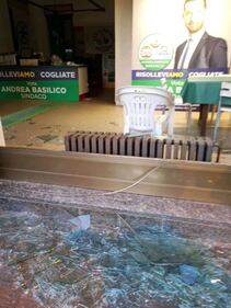L'attacco alla sede della Lega di Cogliate 3