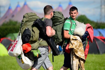 In migliaia all'edizione 2014 del Glastonbury Music Festival 6