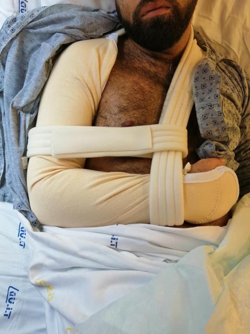 Taranto, le immagini dell'uomo in ospedale dopo l'aggressione 2