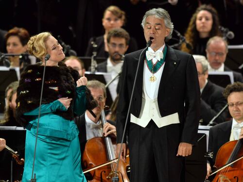 Andrea Bocelli - Celebrity fight night Italy 2015