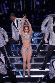 Jennifer Lopez, trasparenze a Las Vegas 14