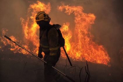 Le fiamme devastano Galizia e Portogallo 2