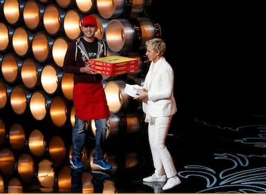 Pizza e selfie, l'Oscar di Ellen Degeneres 7