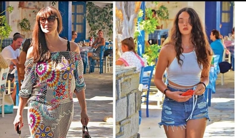 Monica Bellucci e sua figlia Deva Cassel, due bellezze a passeggio per la Grecia