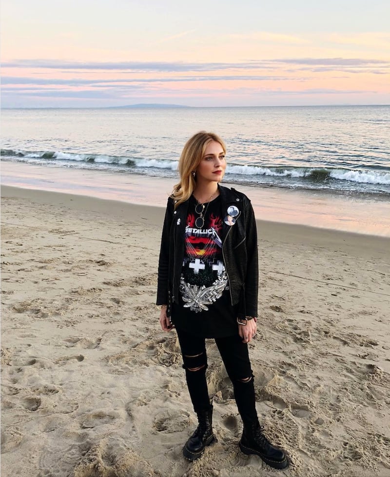 Chiara Ferragni futura mamma rock 19