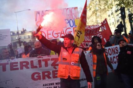 Sesto giorno consecutivo di scioperi in Francia contri la riforma pensionistica voluta da Macron 11