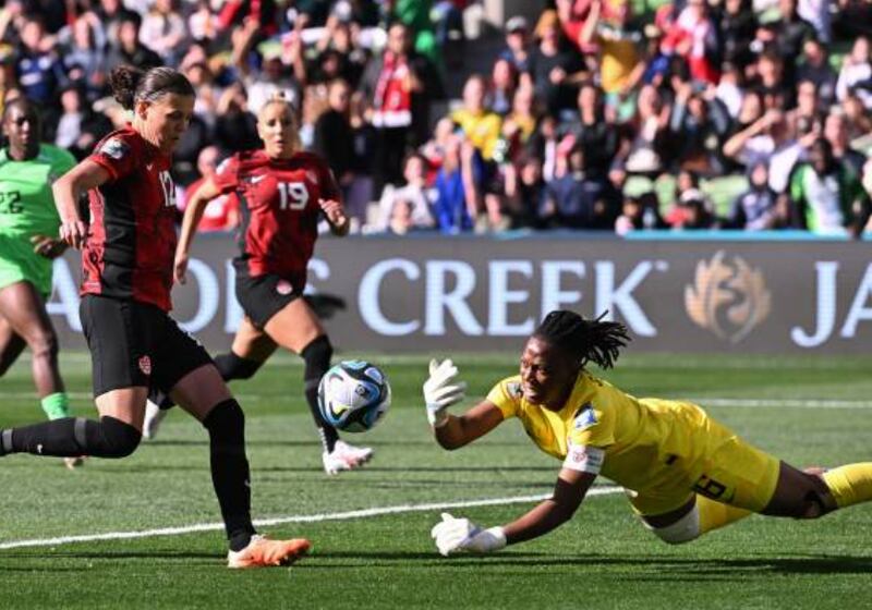 La straordinaria parata di capitan Chiamaka Nnadozie (via Fifa)