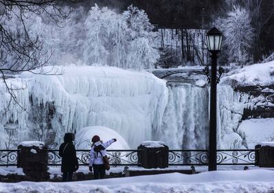 Niagara falls: uno spettacolo congelato 7