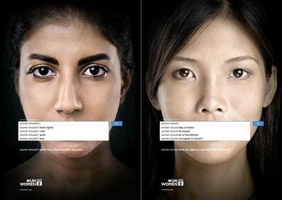 La campagna Onu per i diritti delle donne 1