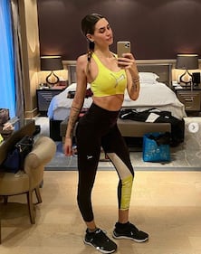 Melissa Satta, l'allenamento è sexy 5