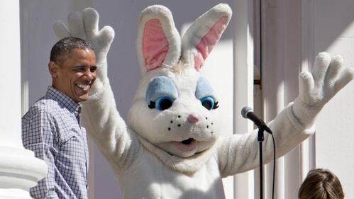 Un coniglio inquietante funesta la Pasqua degli Obama 1