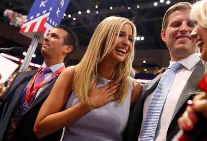Cleveland, i rampolli di casa Trump uniti per sostenere il padre 10