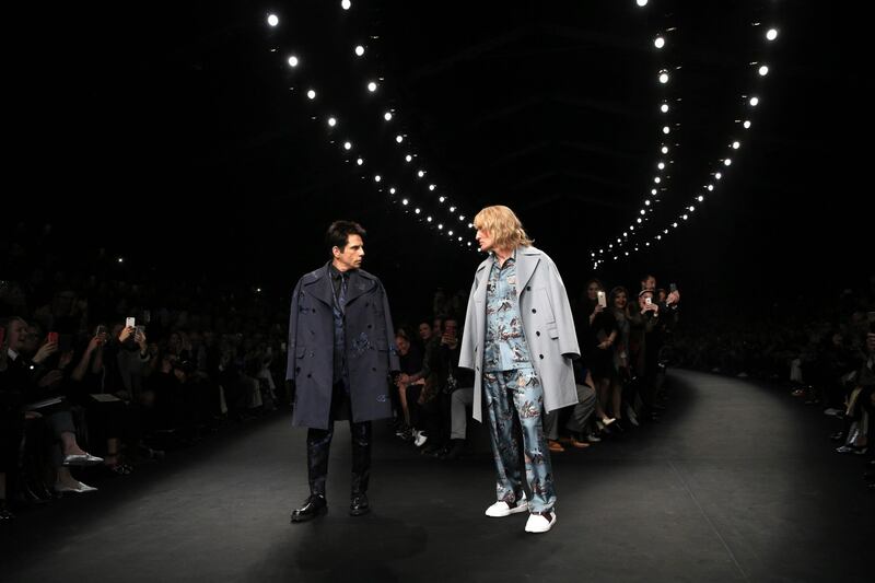 Zoolander sfila sulla passerella di Valentino 2