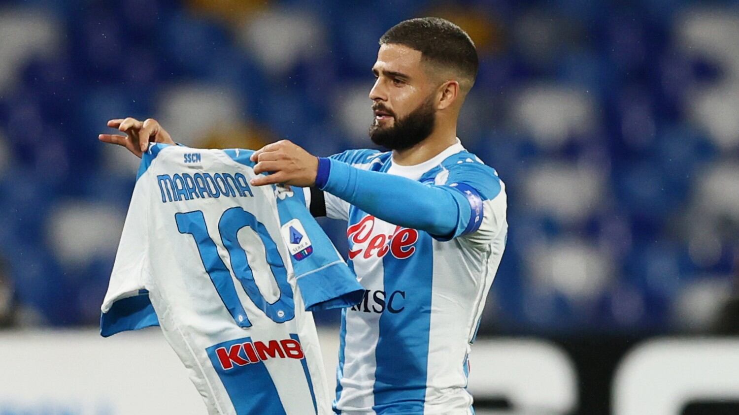 Insigne, un gol alla Diego con dedica