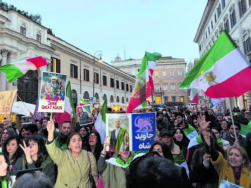 La manifestazione per l'Iran libero. "La sinistra ha disertato l'evento"