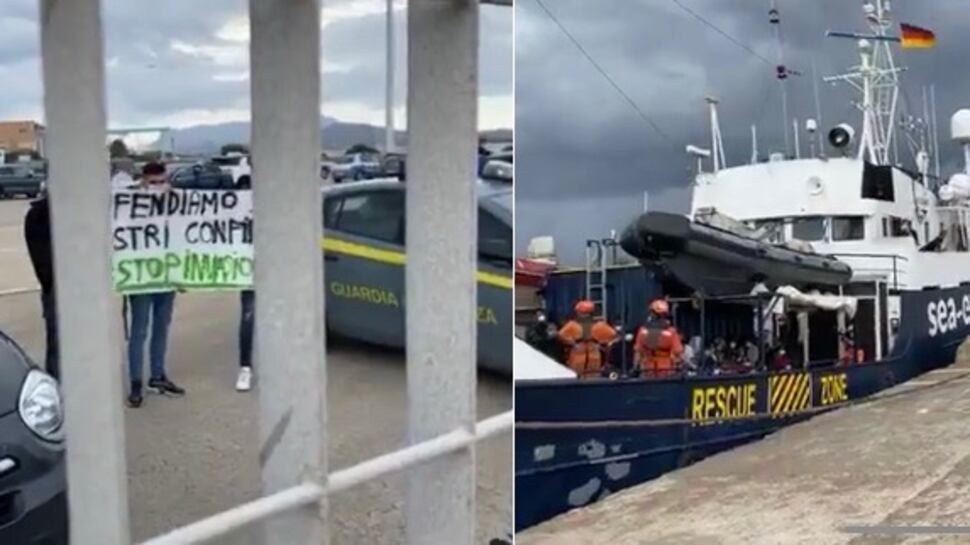 Barricate della Lega al porto: i migranti sbarcano lo stesso