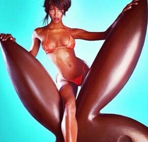 Naomi Campbell erotica in autoreggenti 8