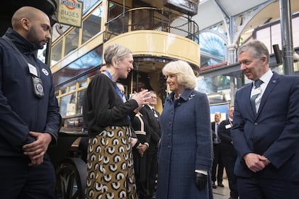 Camilla Parker Bowles al museo dei trasporti, foto 8