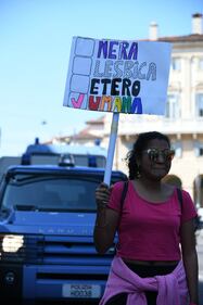 Il flash mob femminista a Ponte Castelvecchio 4