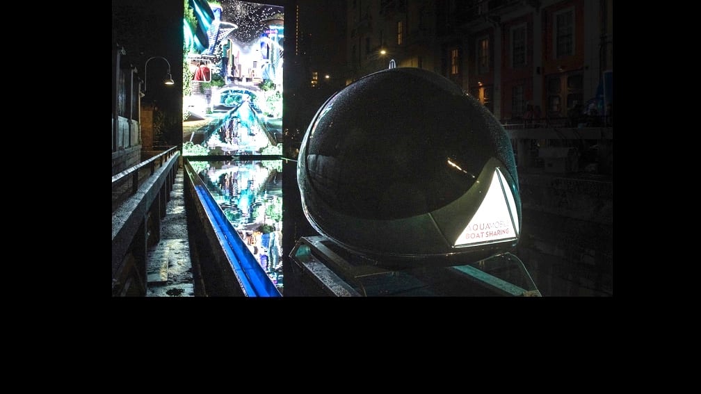Leonardo e la forma dell'acqua, installazione evento alla Conca dell'Incoronata