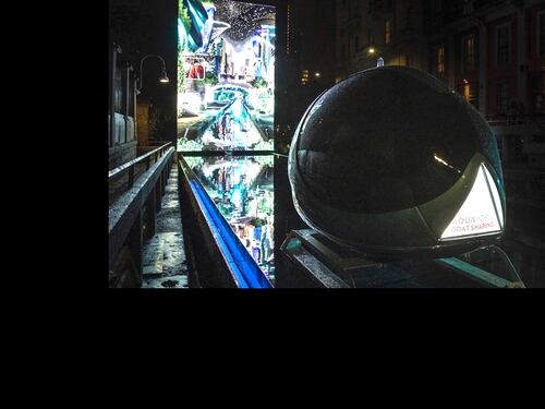 Leonardo e la forma dell'acqua, installazione evento alla Conca dell'Incoronata