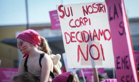 Il corteo contro il Congresso della famiglia 6