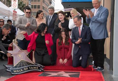 Le attrici di 'Frozen 2'onorate con la stella sulla Walk of Fame 1