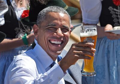 Obama tra birra e costumi bavaresi 7