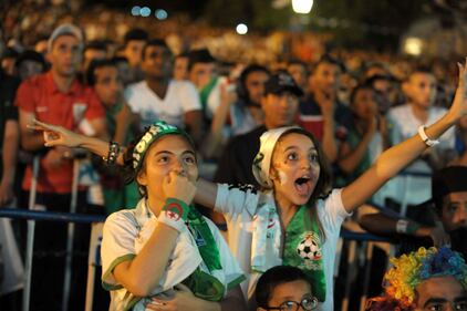 I festeggiamenti per la qualificazione dell'Algeria agli ottavi 3