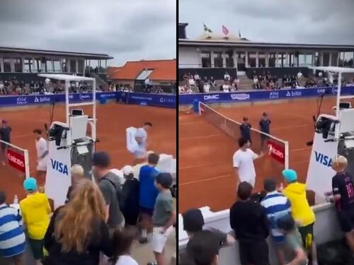Tennis, insulti e minacce tra Garin e Carabelli: "Cosa ti ho fatto, str..zo? Vieni negli spogliatoi"