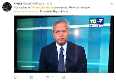 Enrico Mentana, meme e battute social 14